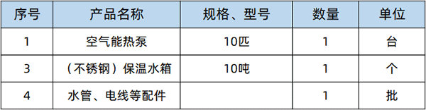 工廠熱水工程方案